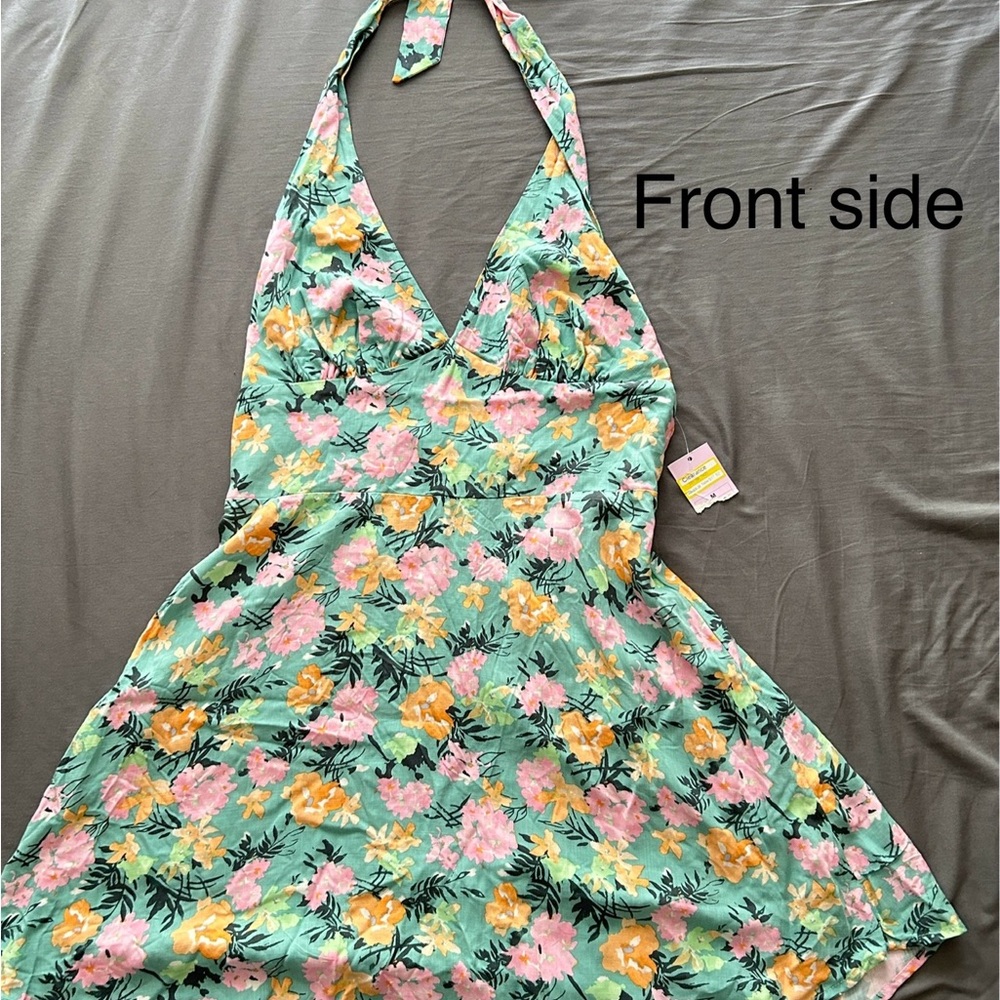 Floral Halter Dress